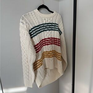 rag & bone Multicolor Striped Knit Sweater